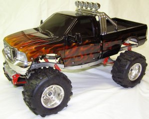 Tamiya Bruiser with True Flame Paint - Overall